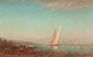 Ziem: Martigues, the white sail