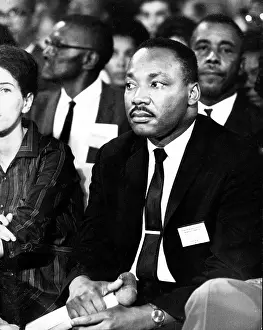 Tragically: Martin Luther King Jr at convention, Atlantic City, USA