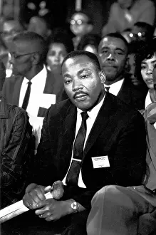 Tragically: Martin Luther King Jr at convention, Atlantic City, USA