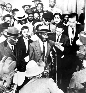 Newspaperman: MARTIN LUTHER KING, JR. speaks about his ?