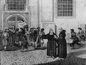 Wittenberg: Martin Luther posts his 95 theses