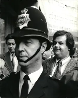 Ilford: Martin Webster, leader of National Front, at Scotland Yard