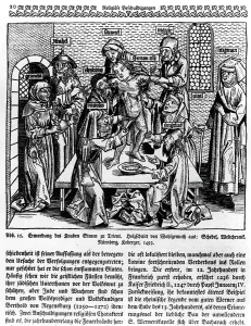 Torturing: The martyrdom of Simon, 1493