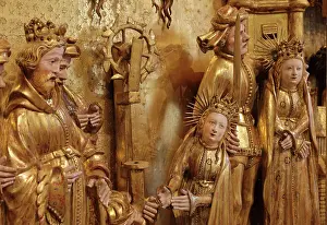 Baerze: Martyrdom of St Catherine, Altarpiece of Saints
