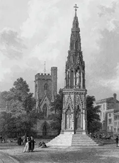 Latimer: Martyrs Memorial, Oxford