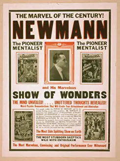 Tone: The marvel of the century! Newmann and his marvelous show of