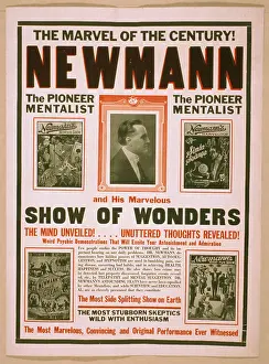 Marvel: The marvel of the century! Newmann and his marvelous show of