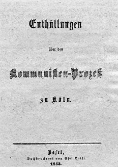 Lawsuit: Marx, Karl, 5.5.1818 - 14.3.1883, German philosopher