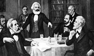 Bebel: Marx, Karl, 5.5.1818 - 14.3.1883, German philosopher