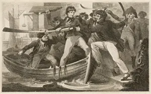 Resisting: Mary Ann Talbot resisting a pressgang