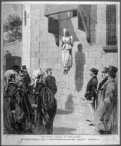 Ansell: Mary Ansell Hanged