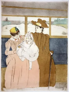 Expatriate: Mary Cassatt etching, IN THE OMNIBUS, 1891. ?
