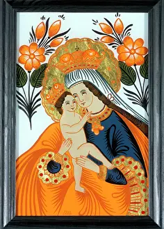 Saintly: Mary with Jeus child