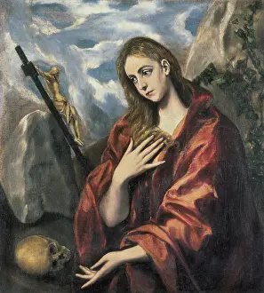 Theotokopoulos: Mary Magdalen in Penitence, by El Greco