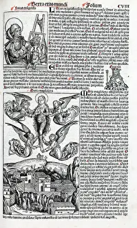 Bibles: Mary Magdalene ascending to heaven