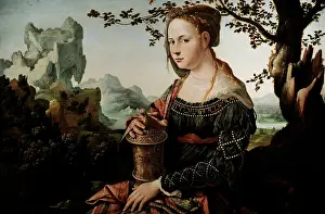 1530: Mary Magdalene, c. 1530, by Jan van Scorel (1495-1562)