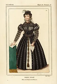 Gaignieres: Mary Queen of Scots, Marie Stuart, queen of