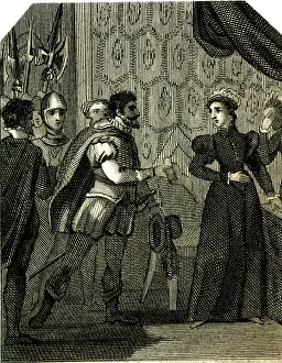 Message: Mary Queen of Scots receiving message