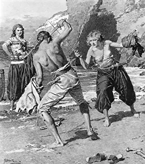 Bonny: Mary Read fights male pirate