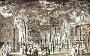 1755: Marylebone Gardens, London