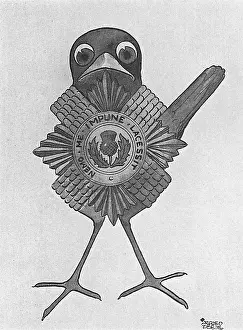 Mascots: Masbadges - 5. The Scots Guards Robin