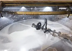 Mashing: Mash tun, Oban Distillery, Oban, Argyll and Bute, Scotland