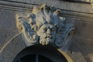 Turenne: Mask, Hotel des Freres Raimbaud, Ile Feydeau, Nantes, France