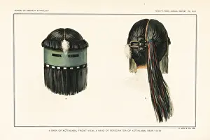Hoen: Mask of Ko'thlama, and rear view of the head