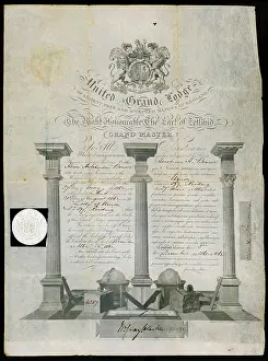 MASONIC CERTIFICATE