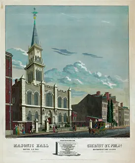 Masons: Masonic Hall Chestnut st. Phila