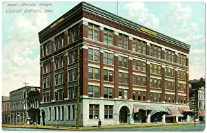 Masonic: Masonic Temple, Cedar Rapids, Iowa, USA