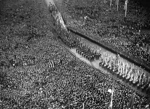 Hysteria: Mass rally in the Lustgarten in Berlin, 1938