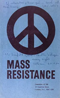Handbill: MASS RESISTANCE