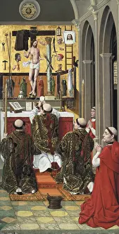 Artes: Mass of Saint Gregory. 15th c. Attributed to Juan