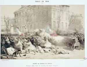 Slaughter: Massacre in front of the Foreign Ministry, Paris 1848