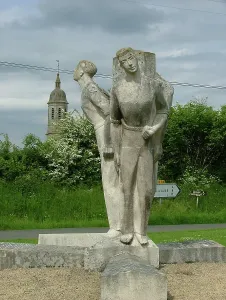Dday: Massacre Memorial, St Pierre-de-Jonquet, Normandy