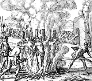 Persecuting: Massacre of Panamanian Indians, 1513