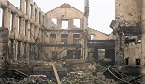 Extent: Massive fire damage at hat factory