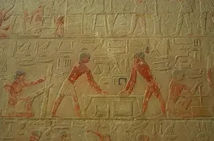 Mastaba of Ti. Interior. Egypt