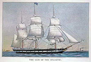 Rigged: Three Masted Tall Sailing Ship the Gem of the