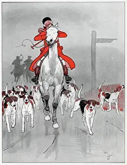 Aldin: The Master foxhound by Cecil Aldin