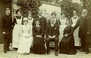 Respectable: Master and staff of Union Workhouse, Caistor, Lincolnshire
