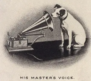 Nipper: His Master's Voice, originally a trademark ?