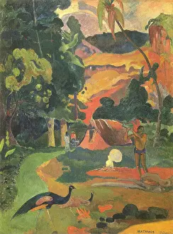 Peacocks: Matamoe, by Gauguin