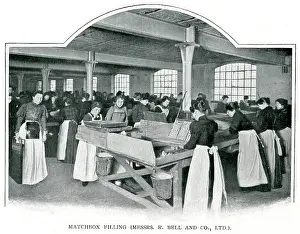 Messrs: Matchbox filling 1900