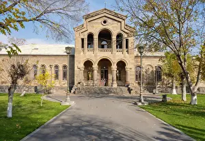 Portico: Matenadaran, Monastery of Etchmiadzin, Vagharshapat, Armenia