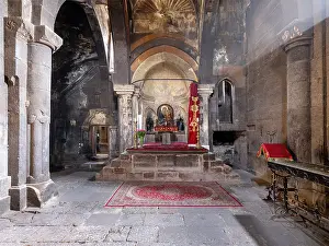 Canyon: Matenadaran, Saghmosavank monastery, Saghmosavan, Aragatsotn, Armenia