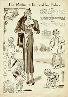 Frocks: Maternity dress 1935