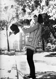 Playsuit: Maternity trousers and blouse, 1964