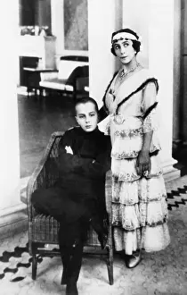 Mistresses: Mathilde Kschessinskaya with her son, Vladimir